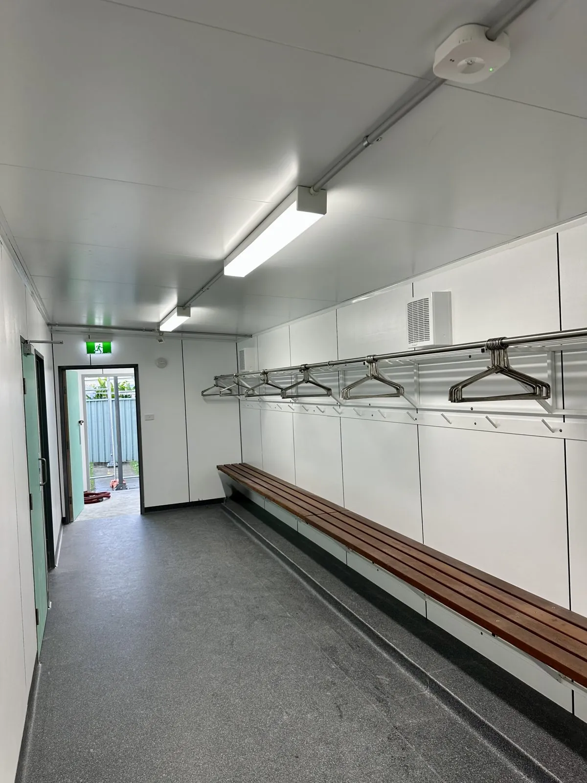 Commercial changeroom fitout