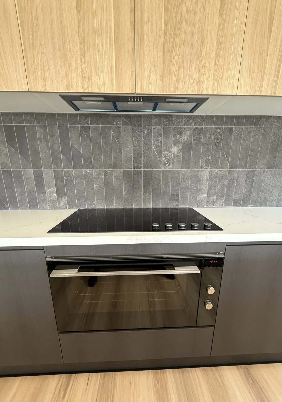 Kitchen oven electrical install